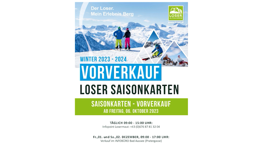 Loser Saisonkarten VVK