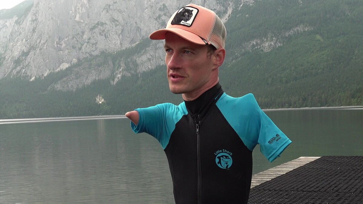 Außergewöhnliches Schwimmtraining im Altausseer See
