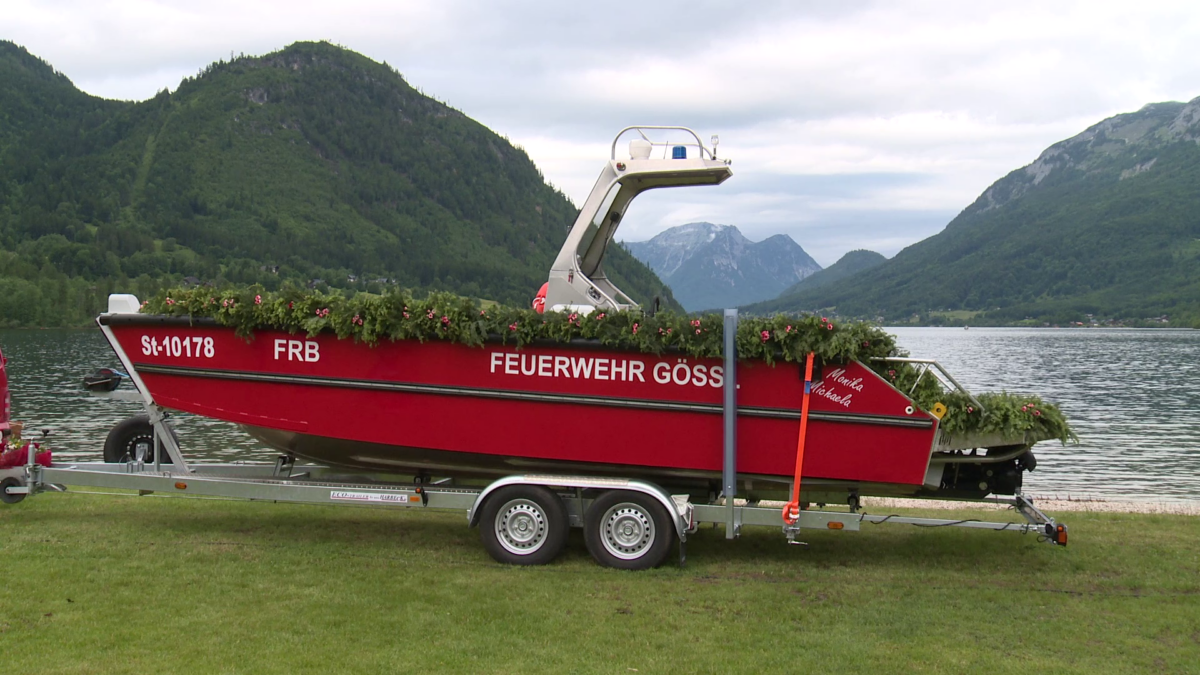 Neues Einsatzboot für Wasserwehr Grundlsee