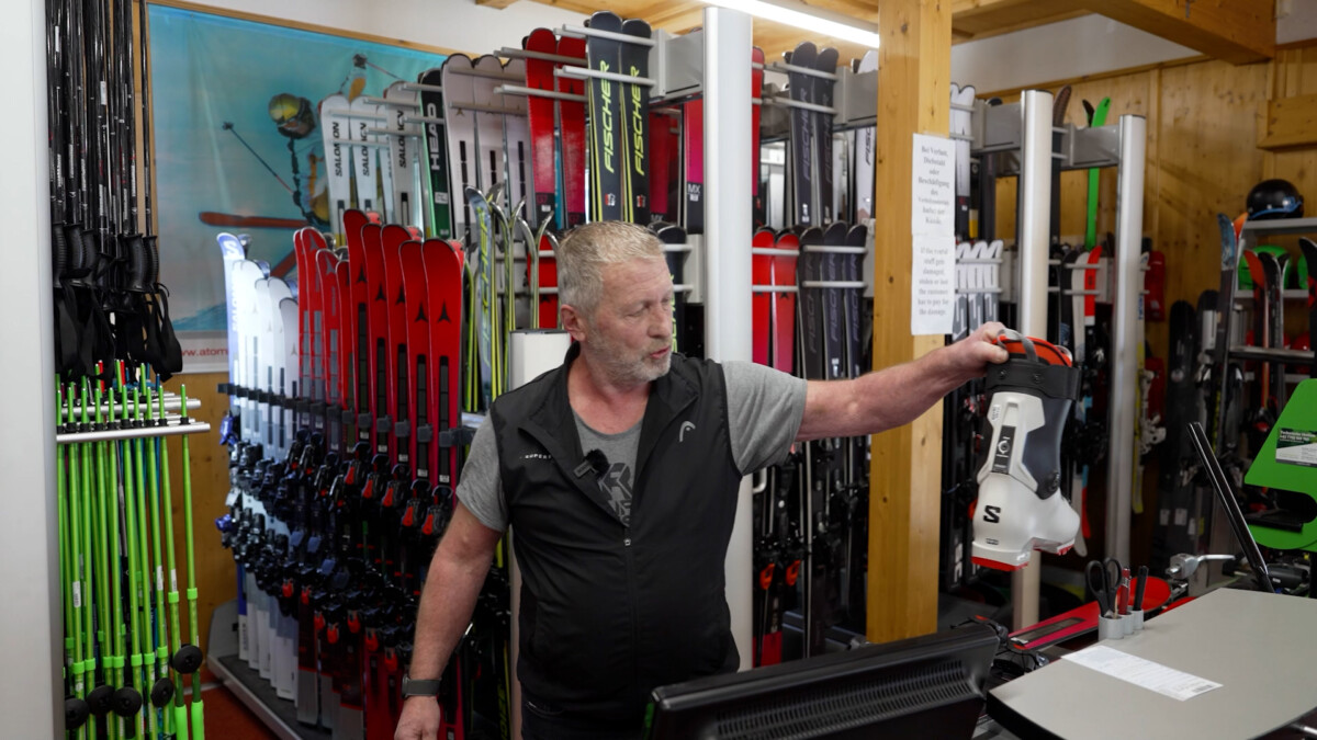 Eine kleine Skimaterial-Schule