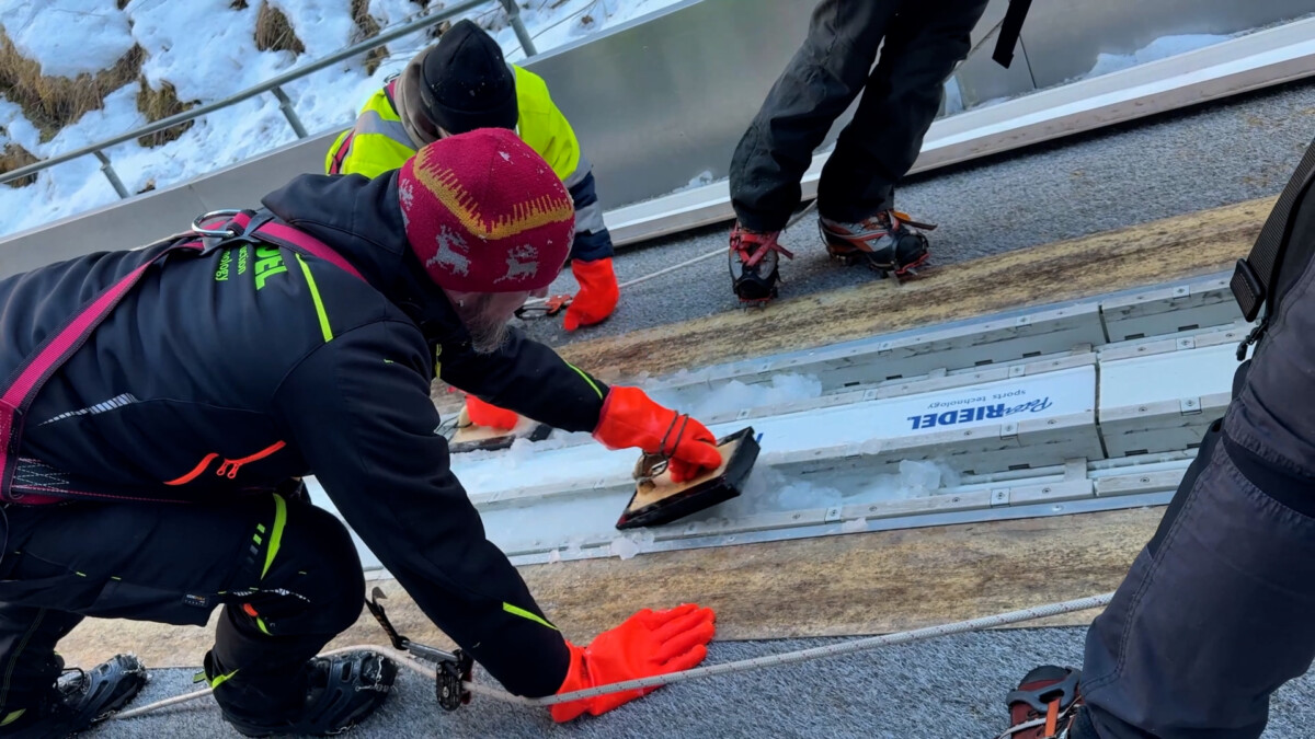 Vorbereitungen am Kulm