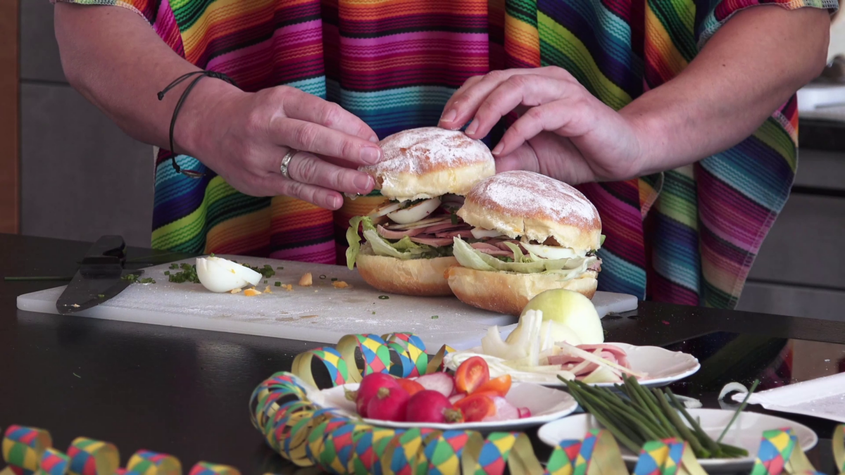 Ausseer Faschingskrapfen-Burger