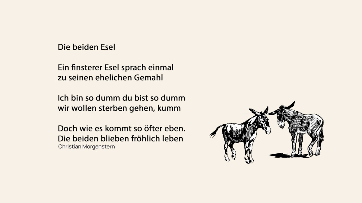Christian Morgenstern – deutsch – ausseerisch