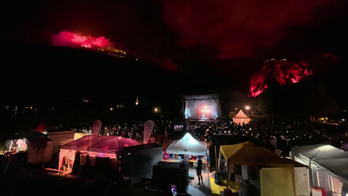 Vorbereitungen für Berge in Flammen in Altaussee 2026
