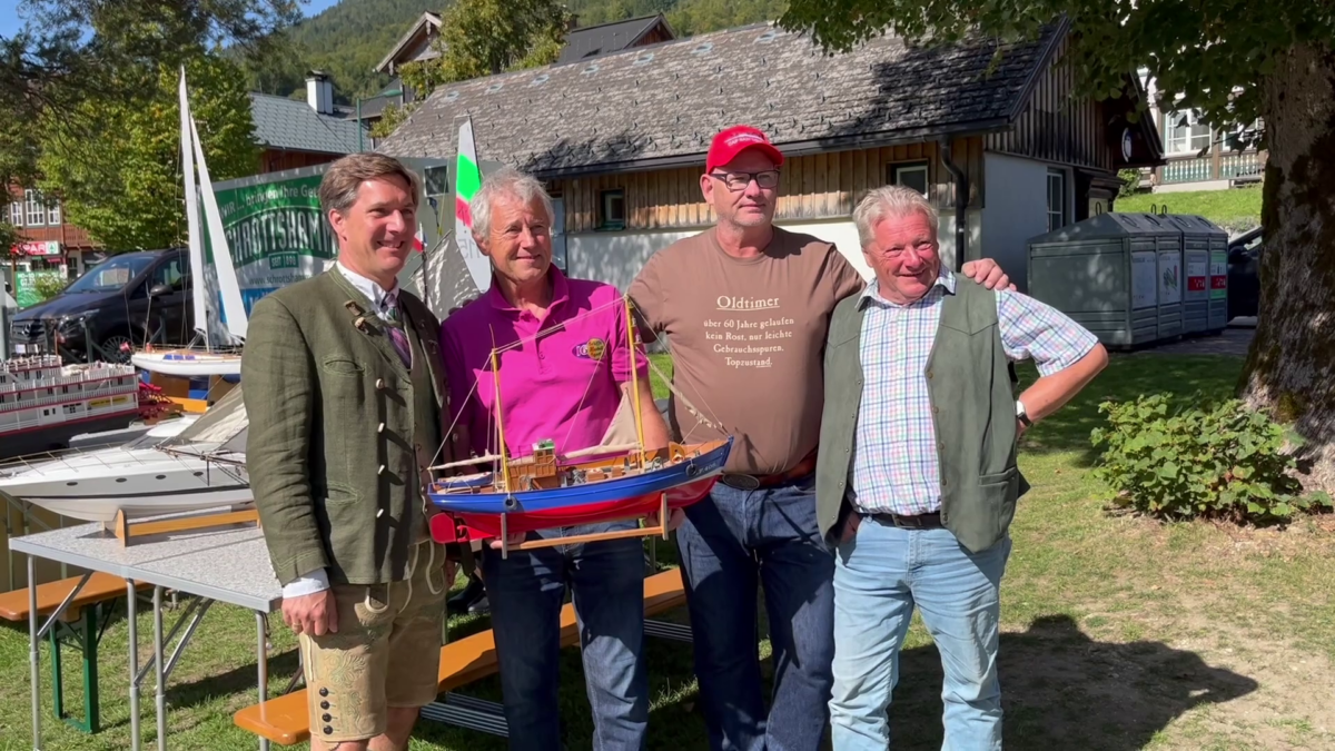 Die ersten Modellschifftage am Grundlsee